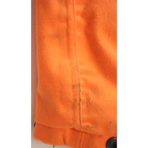 All Game Outfitters Blaze Orange Hunting Bib Pants Medium Insulated Warm - Picture 7 of 12